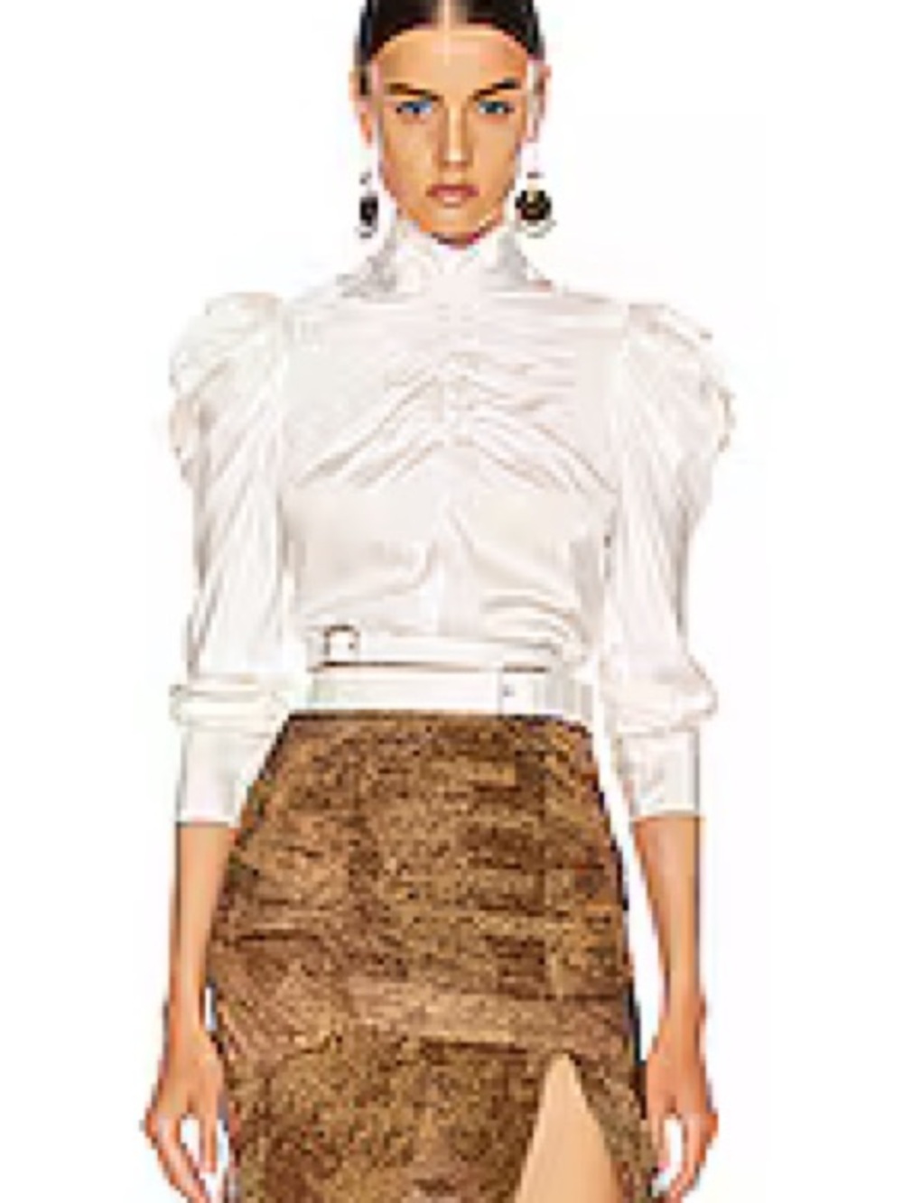 Zimmermann Black Silk Drape Top
